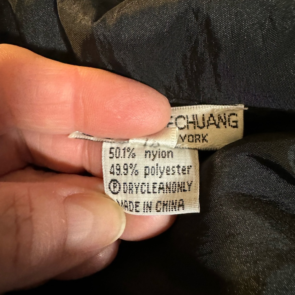 Grace Chuang Black Roses Jacket. Size XXL. EUC - Picture 7 of 7